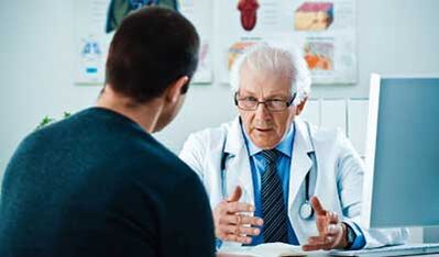 Consultând un medic pentru o prostatită de către un medic