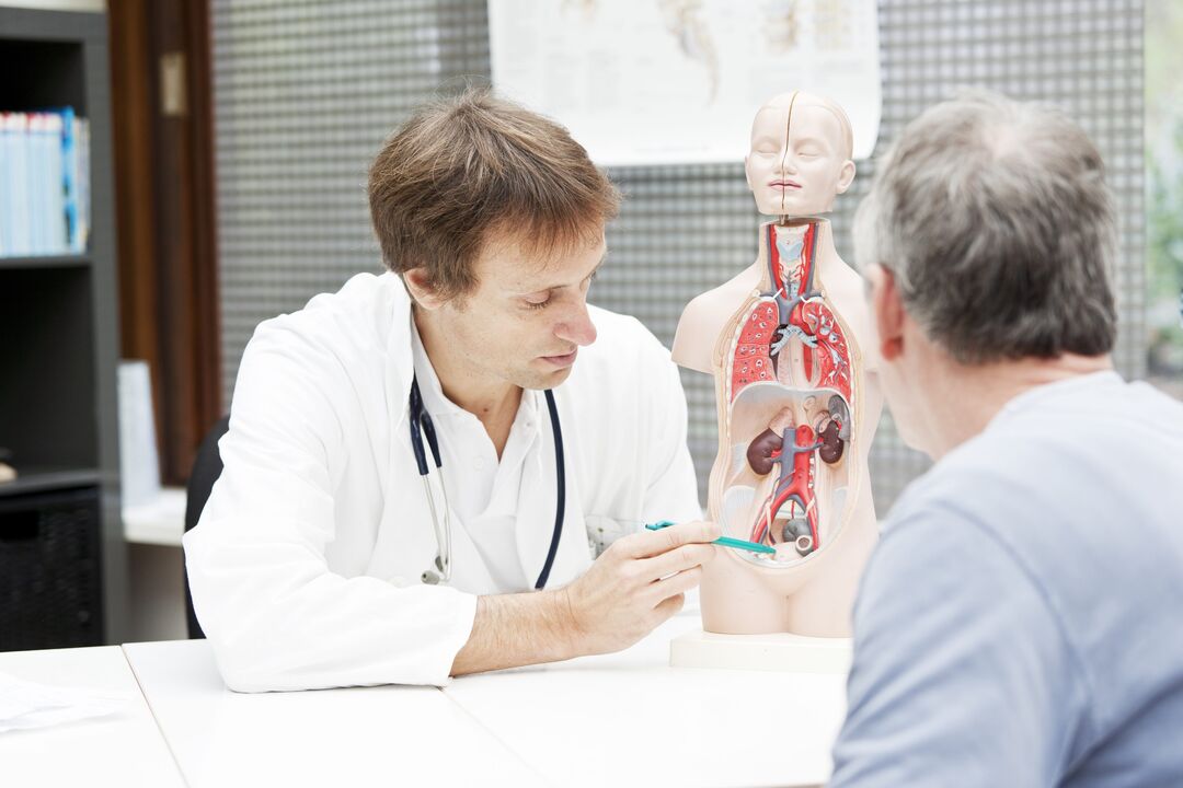 consultație cu un medic pentru prostatită