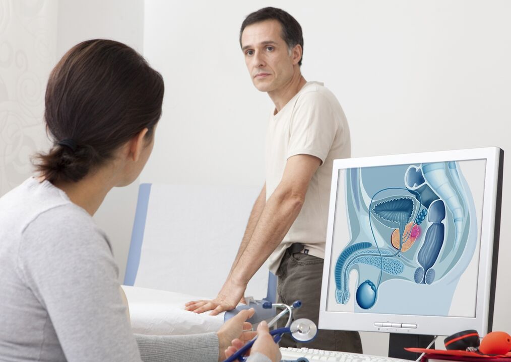 consultație cu un specialist pentru prostatita cronică